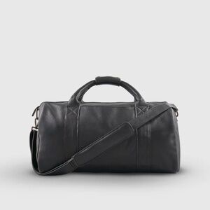 Quince Nappa Leather Duffle Bag - black